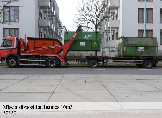 Mise à disposition bennes 10m3  boucheporn-57220 Da Silva Canto location 