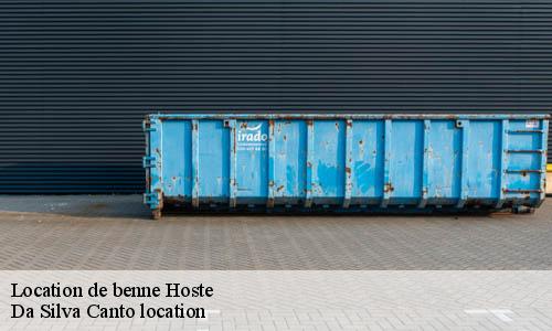 Location de benne  hoste-57510 Da Silva Canto location 